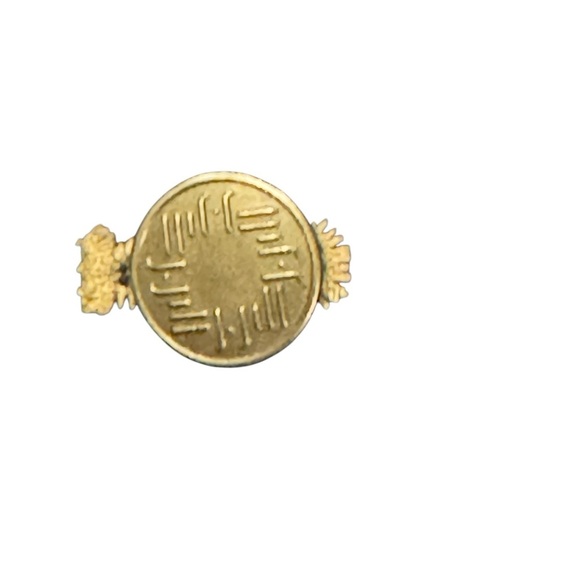 EUC Amazing denim J Jill jacket with gold buttons Linen Cotton blend Sz 4 - Picture 5 of 10